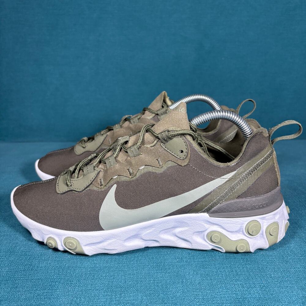 Nike React Element 55 Olive Green Womens Size 10 BQ2728-302